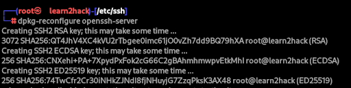 configure ssh
